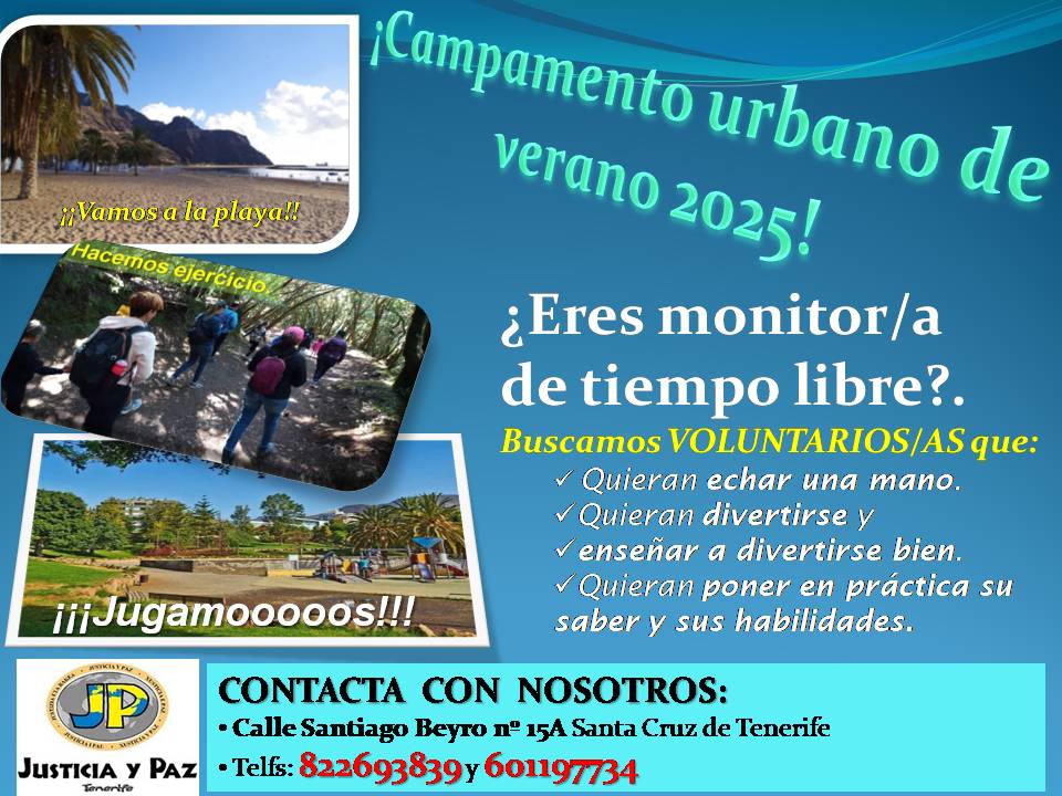 ¿Contamos contigo? - Monitores de tiempo libre