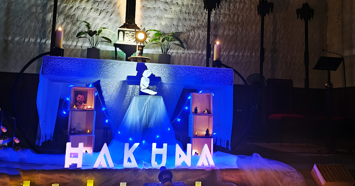 HORA SANTA HAKUNA, COMIENZO DE CURSO 25 SEPTIEMBRE