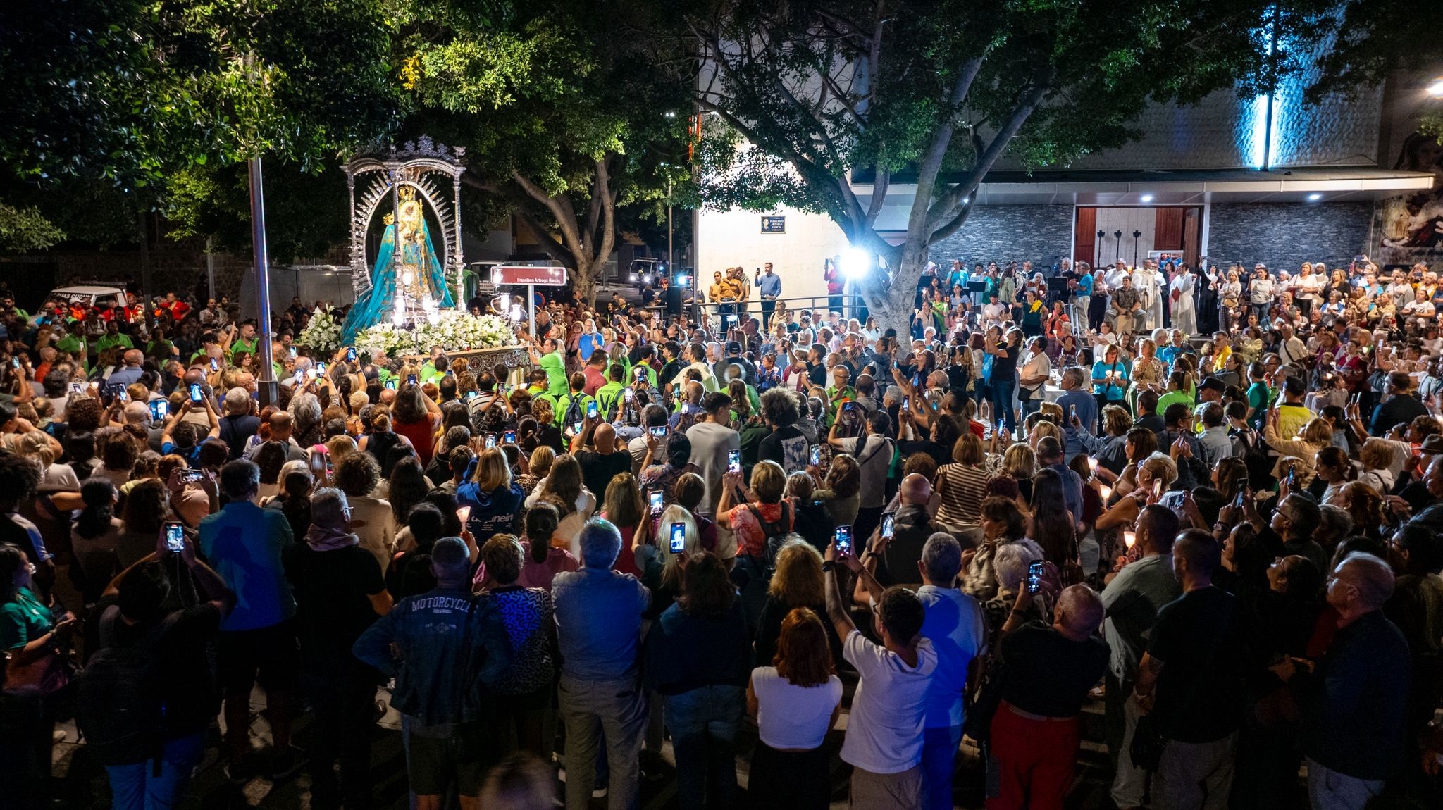 ECOS DE LA VISITA DE LA VIRGEN DE CANDELARIA A NUESTRA PARROQUIA